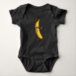 Dabbing Yellow Banana Dab Funny Dansling Fruit Romper<br><div class="desc">Grappig banaan met een zonnebril en een gelukkig gezicht. Een mooie uitrusting voor de zomer of de vrijetijdsbesteding. Dit grappige ontwerp is geweldig voor mannen,  vrouwen en kinderen die op zoek zijn naar een schattige zomerkist.</div>