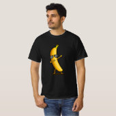 Dabbing Yellow Banana Dab Funny Dansling Fruit T-shirt (Voorkant volledig)