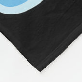 Dabbing Yeti Sunset Snowboarding Retro Sno Fleece Deken (Hoek)