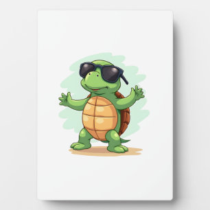 Dabbing Zee Turtle Dierenvriend Save the Turtles T Fotoplaat