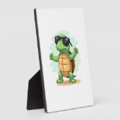 Dabbing Zee Turtle Dierenvriend Save the Turtles T Fotoplaat (Zijkant)