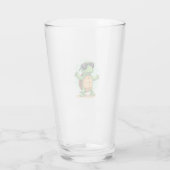 Dabbing Zee Turtle Dierenvriend Save the Turtles T Glas (Achterkant)