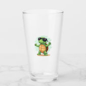 Dabbing Zee Turtle Dierenvriend Save the Turtles T Glas (Voorkant)