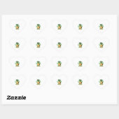 Dabbing Zee Turtle Dierenvriend Save the Turtles T Hart Sticker (Vel)