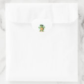 Dabbing Zee Turtle Dierenvriend Save the Turtles T Hart Sticker (Tas)