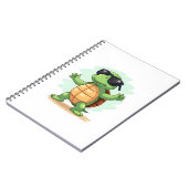 Dabbing Zee Turtle Dierenvriend Save the Turtles T Notitieboek (Linkerzijde)