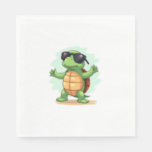 Dabbing Zee Turtle Dierenvriend Save the Turtles T Servet