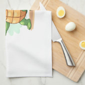 Dabbing Zee Turtle Dierenvriend Save the Turtles T Theedoek (Quarter Fold)