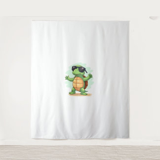Dabbing Zee Turtle Dierenvriend Save the Turtles T Wandkleed