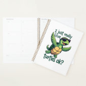 Dabbing Zeeschildpad Ik Hou Gewoon Echt Van Schild Planner (Display)