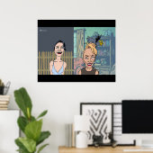 Dabble Meisjes Poster (Thuiskantoor)