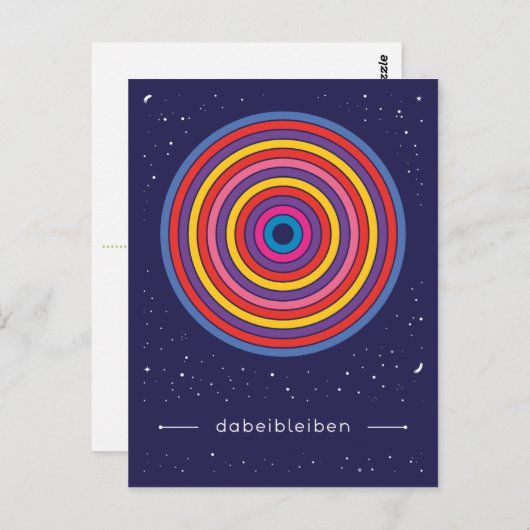 dabeibleiben briefkaart (Voorkant / Achterkant)