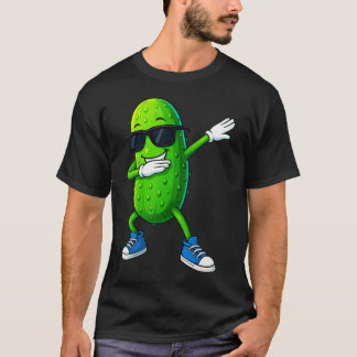 Dabende Augurk Dansende Komkommer Grappige Augurk T-shirt