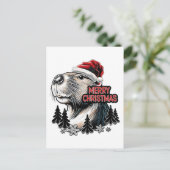 Dabende Capybara Kerstman – Grappige Feestdagen (Staand voorkant)