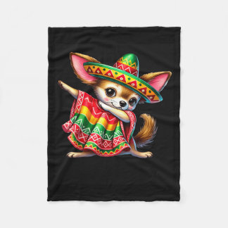Dabende Chihuahua Cinco De Mayo Mexicaanse Kindere Fleece Deken