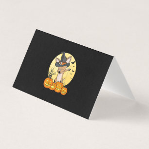 Dabende Chihuahua Dab Dans Grappige Hond Halloween Kaart