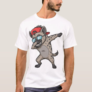 Dabende Hyena Grappig Schattig Dab Dans T-shirt