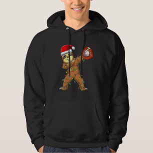 Dabende luiaard Dab honkbal softbal speler Kerstmi Hoodie
