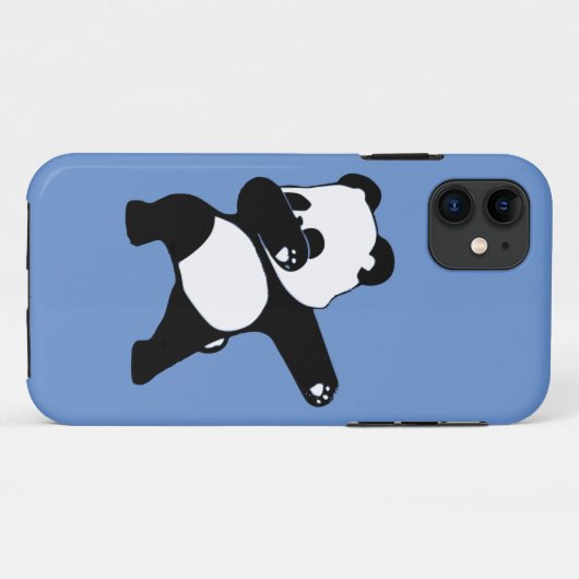 Dabende Panda Case-Mate iPhone Case (Achterkant (horizontaal))