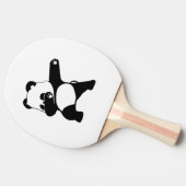 Dabende Panda, Grappige Panda dab Tafeltennisbatje (Zijkant)