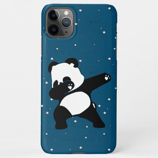 Dabende Panda iPhone Hoesje (Achterkant)