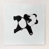 Dabende Panda  Legpuzzel (Horizontaal)