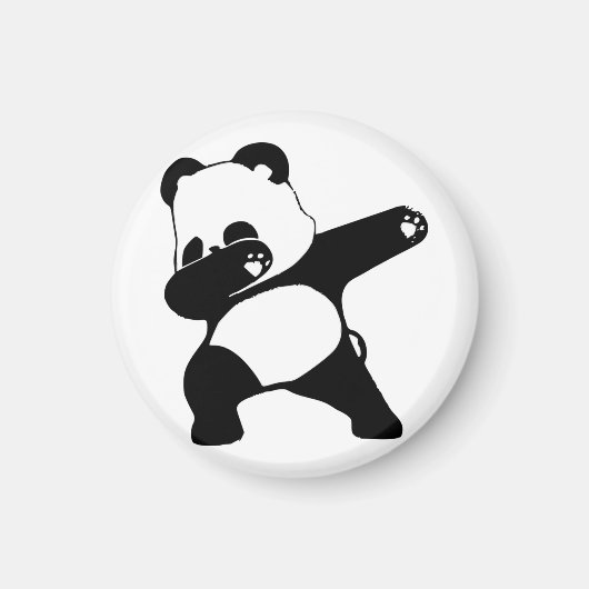 Dabende Panda  Magneet (Voorkant)