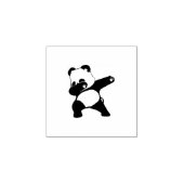 Dabende Panda  Rubberstempel (Afrduk)