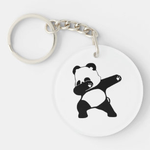 Dabende Panda  Sleutelhanger