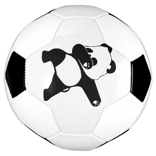 Dabende Panda Voetbal (Gedraaid)