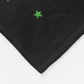 Dabende zwarte meisjes melanine Juneteenth Afrika  Fleece Deken (Hoek)