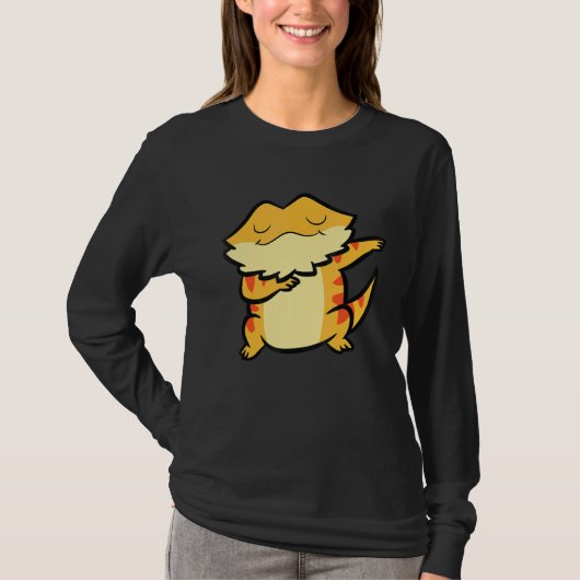 Dabging Dragon Reptile Bearded Drag T-shirt (Voorkant)