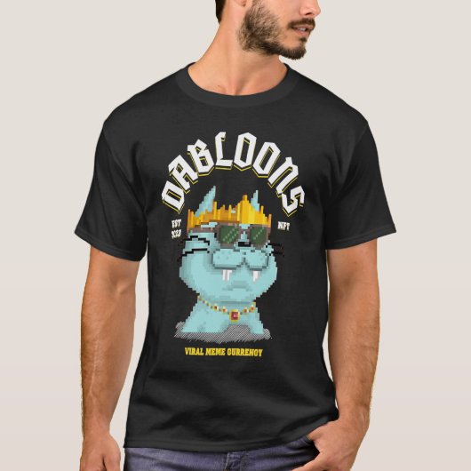 Dabloons NFT Viral Meme Currency T-shirt (Voorkant)