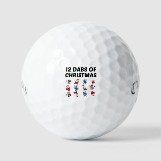 DABS VAN CHRISTMAS GOLFBALLEN (Voorkant)