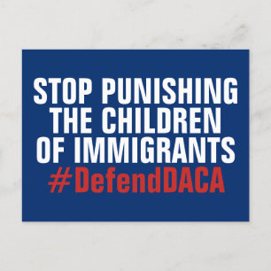 DACA DREAMers straffen kinderen niet Briefkaart