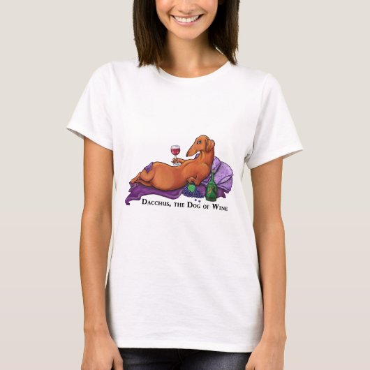 Dacchus Dog of Wine T-shirt (Voorkant)