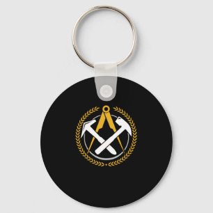 Dachdecker-Logo-dakpannen — Constructieherstelling Sleutelhanger