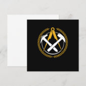 Dachdecker Logo Roofers Construction Repair Gift Kaart (Voorkant / Achterkant)