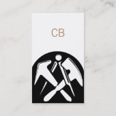 Dachdecker Visitenkarten Visitekaartje (Achterkant)