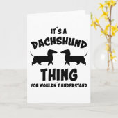 Dachhund Dog Sports Gezegde Dogs Dachshund Gift Kaart (Gele Bloem)