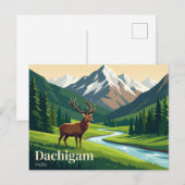 Dachigam Nationaal Park India Briefkaart (Voorkant / Achterkant)