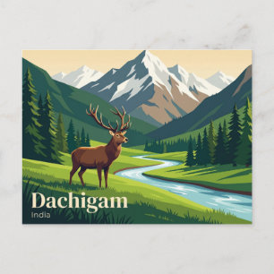 Dachigam Nationaal Park India Briefkaart