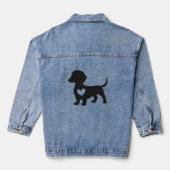 Dachond Denim Jacket (Achterkant)