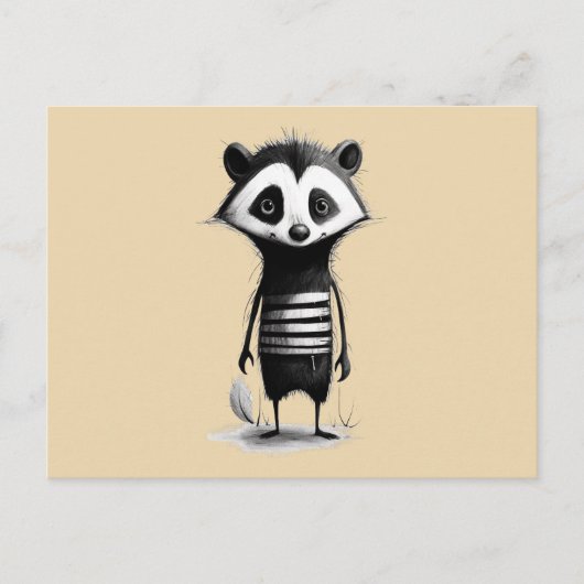 Dachs badger briefkaart (Voorkant)