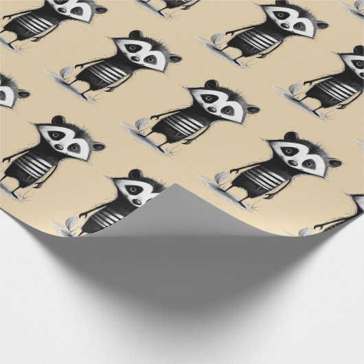 Dachs badger cadeaupapier (Hoek)