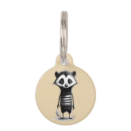 Dachs badger huisdierpenning (Voorkant)