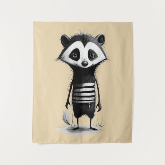 Dachs badger wandkleed (Voorkant)