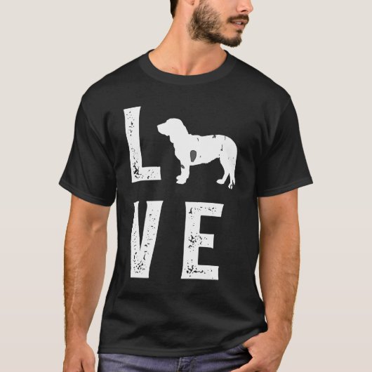 Dachsbracke Love 1 T-shirt (Voorkant)