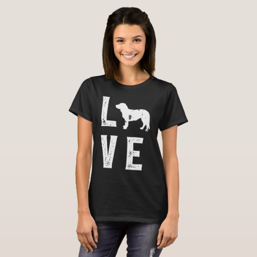 Dachsbracke Love  1 T-shirt (Voorkant volledig)