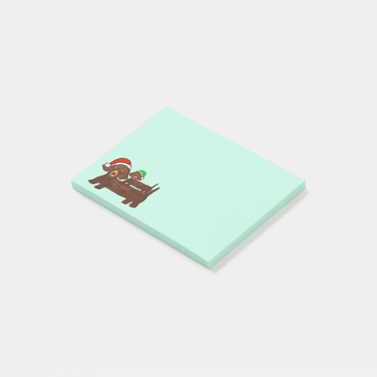 Dachshing helemaal Post-it® notes (Schuin)